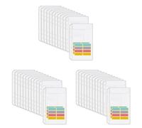Kueohse Pochettes de Classeur A6 36 Pièces Enveloppes Sans Fermeture Éclair pour la Budgétisation, Pochettes de Reliure Sans Fermeture Éclair à 6 Trous pour Classeur A6 à 6 Anneaux