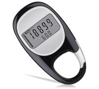 Kueohse Podomètre 3D pour Les Pas et Les Kilomètres de Marche, Compteur de Pas Portable pour la Marche avec Distance