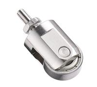 Kueohse Point de contact de scooter pour comparateur, roue de 10 mm de diamètre, filetage M2.5, tête de mesure de rouleau en acier inoxydable, durable