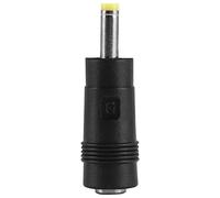 Kueohse Pointe jaune 4,0 x 1,7 mm mâle vers 5,5 x 2,1 mm DC connecteur DC noir