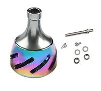 Kueohse Pommeau de manivelle de moulinet de pêche en métal Pièces de rechange pour moulinet de baitcast, M