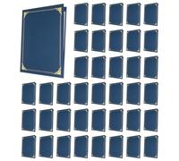 Kueohse Porte-Certificats, 125 Paquets de Porte-Diplôme, Couvertures de Certificat avec Bordure en Feuille D'Or pour Format de Lettre 8,5 X 11 Pouces