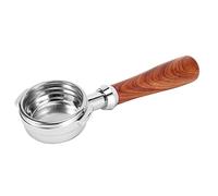 Kueohse Porte-Filtre sans Fond de Machine à Café en Acier Inoxydable de 58 Mm pour Accessoire Professionnel de Machine à Café