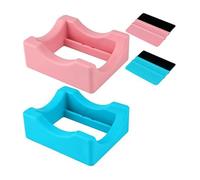 Kueohse Porte-Gobelet en Silicone Adapté Aux Tasses en Verre Porte-Gobelet en Verre pour L'Artisanat Porte-Gobelet pour Coller des Autocollants en Vinyle Porte-Gobelet en Silicone
