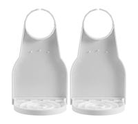 Kueohse Porte-Gobelet pour DéTergent à Lessive, Attrape-Gouttes de DéTergent, Adoucisseur de Tissu Liquide Plateau Distributeur Organisateur Attrape-Gouttes Paquet de 2