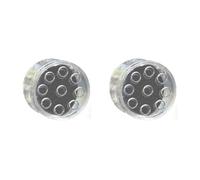 Kueohse Porte-Tige en Spirale en Deux Pièces, Grille Florale Réutilisable pour Vase, Shaper de Fleurs en Plastique Transparent pour Les Tiges en Spirale pour Vase S.