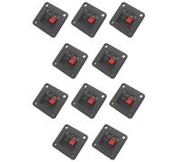 Kueohse pour Audio pour Améliorations de Système & Projets DIY 10pcs Plaque de Terminal de Haut-Parleur, Plaques de Connecteur