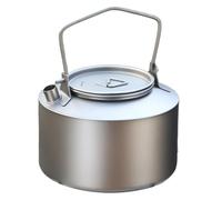 Kueohse pour de Camping en Titane pour Eau Chaude et Thé, Design Ultraléger de 980 ML, Parfait pour Les Pique-Niques.