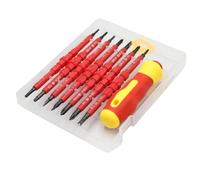 Kueohse Pour la Réparation Électrique - Professionnel pour 1000v Isulate Set Set Bits à Fente Magnétique 8 Pcs