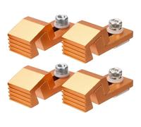 Kueohse Pour un Usinage CNC Sécurisé - 4PCS de Pinces à Pression Latérale pour Routeur pour Machine CNC 3018, T-Track et Tables de Travail Perforées.