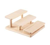 Kueohse PréSentoirs en Bois 3 Couches Verres PréSentoir Porte- Support Bois Organisateur Plateau pour Armoire Bureau