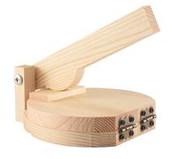 Kueohse Presse à Tortillas en Bois Machine à Peau de Boulette Presse Chapati Roti Taco Machine à MaïS Outils de Pressage Accessoires de Gadgets de Cuisine