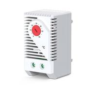 Kueohse Régulateur de Température Interrupteur Mécanique NO NC 0-60 ℃ Thermostat D'Armoire et Contrôle de L'Humidité AC 250 V 10 A KTO011