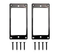 Kueohse Remplacement Du Cadre de Couverture D'Anneau de Micro Humbucker en Métal Compatible avec les Guitares Électriques à de Guitare LP (Noir) Installation Facile et Facile à Utiliser