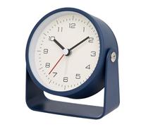 Kueohse Réveil en Métal, Horloge de Bureau Silencieuse pour Étudiants pour Chambre, Bureau, Décoration de Bureau B