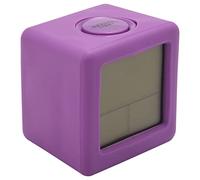 Kueohse RéVeil NuméRique avec Veilleuse LED Snooze pour Chambre à Coucher, Bureau, Horloges de Voyage de Chevet, Affichage de la Date, Violet