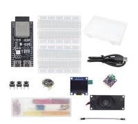 Kueohse Robot de Discussion Vocale AI - avec Écran LCD de 0,96 Pouce et Kit de Développement sur Breadboard pour, Idéal pour Une Utilisation Éducative par Les Étudiants.
