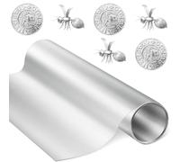 Kueohse Rouleau de Feuille D'Aluminium Compatible avec les Projets Artistiques, 30,5 cm X 6,1 M, Épaisseur 0,05 Mm, pour Solin en Aluminium, Large Feuille à Monter Soi-Même.