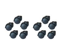 Kueohse roulettes de Chaise de Bureau de 2 Pouces, roulettes de Chaise Pivotantes de Remplacement, roulettes Robustes pour Meubles, 10 Pièces