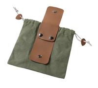 Kueohse Sac à nourriture vert foncé pour l'extérieur, sac banane pour cueillir des fruits, sac de rangement en toile pour la jungle, randonnée, , facile à utiliser, vert foncé, 0