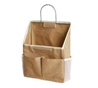 Kueohse Sac de rangement à suspendre sur le mur du dortoir, sur la porte, dans l'armoire, sur le bureau, sac en tissu, panier d'organisation pour CD et magazines,