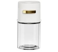 Kueohse Salière en Verre de 180 ML avec Commande de Type Presse, Pot D'Assaisonnement Scellé pour Une Utilisation en Cuisine, Facile à Nettoyer A