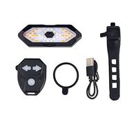 Kueohse Scooter Électrique Clignotant Télécommande Vélo LED Clignotant/Feu Vélo Clignotant Réglable Directionnel Clignotant