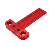 Kueohse Scribe à Bois T100 Règle de Type T pour Traçage de Trous Règle de Traçage de Trous Jauge de Marquage pour Dessin au Trait Outils de Mesure DIY
