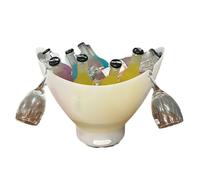 Kueohse Seau à Glace pour Bar à Cocktails, Accessoire de Bar de Grande Taille avec Éclairage