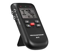 Kueohse Silent Beat Training Métronome Vibrant avec Comptes Vocaux Masculins/Féminins pour Pratique de Guitare, Piano, Batterie et Ukulélé