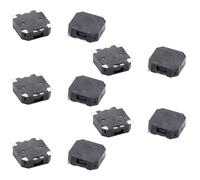 Kueohse SMD 7525 SMD 7,5 X 7,5 X 2,5 mm Pack de Buzzer Magnétique Passif-10 pour les Applications de la Carte de Circuit Imprimé
