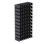 Kueohse Solution de Refroidissement pour Puce RAM Électronique, SSD LED - Dissipateur Thermique en Aluminium avec Conducteur Thermique Inclus 60 X 31 X 12 Mm