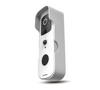 Kueohse Sonnette Vidéo Intelligente Tuya Smart Étanche avec Vision Nocturne, Caméra FHD 1080P, Interphone Numérique, Sonnette WiFi Compatible Tuya avec Interphone Visuel Numérique.