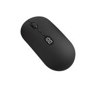 Kueohse Souris D'Ordinateur sans avec Niveau de Batterie Visible, Rechargeable, 2,4 G, Souris USB Portable, Silencieux pour PC Portable A