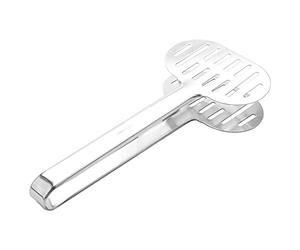 Kueohse Spatule en Acier Inoxydable Turner Tongs Cuisine Double Spatule Pain Et Burger pour La Cuisson des Pinces de Buffet Pince