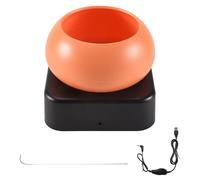 Kueohse Spinner à Perles éLectrique, Chargeur de Perles à Vitesse RéGlable, Bol de Chargeur de Perles avec Base éLectrique, Aiguilles pour à Bricoler Soi-MêMe