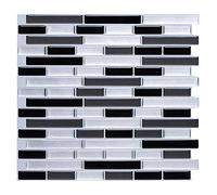 Kueohse Stickers Muraux 3D la Tuile de Papier Le Peint de Brique pour la Cuisine Dosseret de Salle de Bain Les Anti-Carreaux DéCoration de 28X23.5Cm