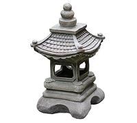 Kueohse Style Japonais Cour DéCoration RéSine Lampe Solaire Palais Lanternes Paysage LumièRes Maison Jardinage DéCoration