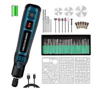 Kueohse Stylo de Gravure 20W avec 44 Bits Comme Indiqué Outil de Gravure Électrique Sans Multifonction USB en Métal pour le Bricolage, le Polissage de la Sculpture de