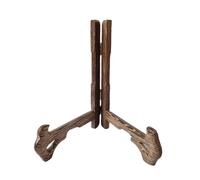 Kueohse Support D'Assiette Présentoir Support D'Assiette de Cuisine Support D'Assiette en Bois Présentoir pour Bureau Support de Cadre Photo Polyvalent