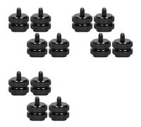 Kueohse Support de Caméra pour à 1/4Pouce -20 Adaptateur de Vis de Trépied,Support de Chaussure Flash pour Équipements de Caméra DSLR (Paquet de 12)