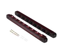 Kueohse Support de Queue de Billard en Bois pour Queue de Billard avec Clips pour 8 Supports de Queues Rouge Vin
