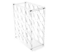 Kueohse Support de Rouleau de Vinyle, Organisateur de Rangement à 20 Trous, Supports de Rouleau Légers et Robustes pour Les Décorations de Salle de Papier D'Artisanat d'art