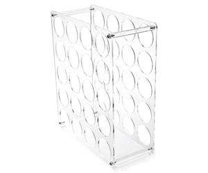 Kueohse Support de Rouleau de Vinyle, Organisateur de Rangement à 20 Trous, Supports de Rouleau Légers et Robustes pour Les Décorations de Salle de Papier D'Artisanat d'art