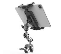 Kueohse Support de Téléphone Réglable pour Tapis de Course, Support de Vélo d'exercice, Pince pour Tablette, Idéal pour la Lecture, Les Appels Vidéo et la Salle de Sport à Domicile.