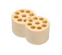 Kueohse Support de Tige D' en Spirale, Grille Florale Réutilisable pour Vase, Façonneur de Fleurs pour Fleurs, Installation Facile, Facile à Utiliser (S/Beige-Jaune)