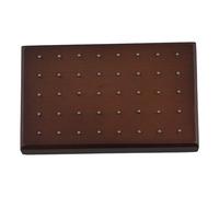 Kueohse Support en bois pour boucles d'oreilles, piercings, présentoir pour bijoux de corps, accessoires élégants, organiseur, support pratique pour anneaux à lèvres