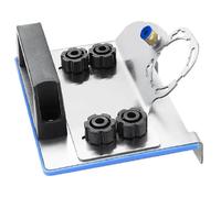 Kueohse Support Fixe à Chanfrein Universel de Type 100 pour Meuleuse D'Angle, Support de Découpe de Précision Spécial pour Coupe de Carrelage à 45°.
