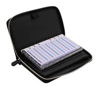 Kueohse Système de porte-monnaie tout-en-un avec 12 enveloppes budgétaires et 12 feuilles budgétaires pour planificateur financier, coloré