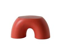 Kueohse Tabouret en Forme d'arc-en-Ciel pour Enfants, Tabouret pour Salon, Meuble D'Intérieur, Tabouret pour Enfants, Jouet, Rouge